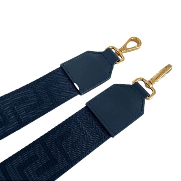 Versace Beige Canvas Tote Bag with Studded Logo Medusa Charm Unisex Shoulder Bag - Picture 6 of 16